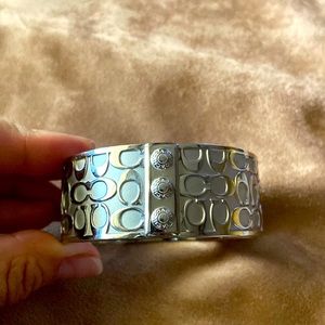 Coach silver bracelet.